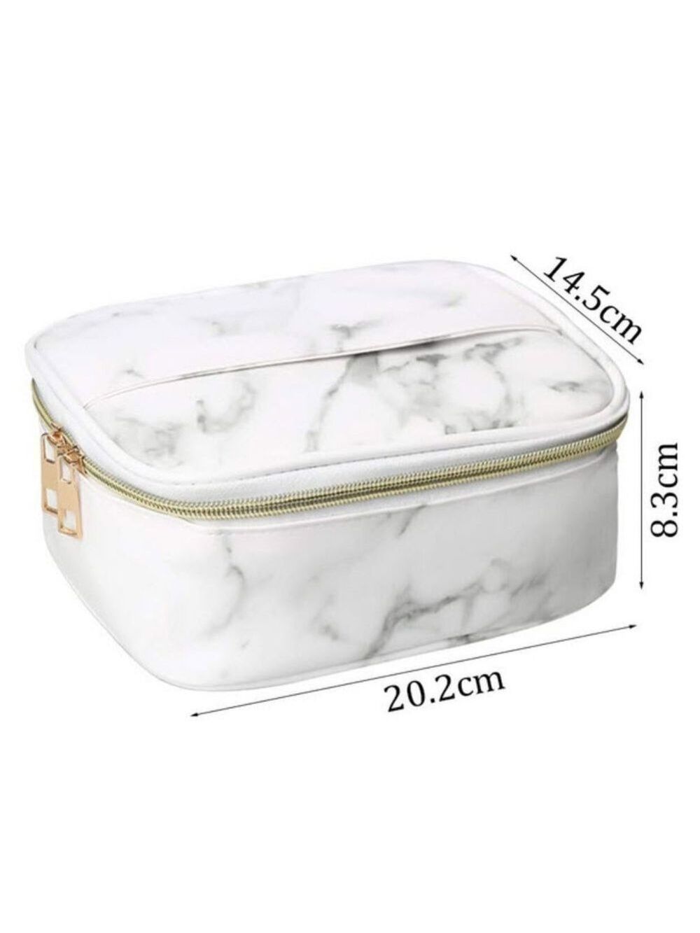 cute faux marble pattern makeup bag - Picture 3 of 7